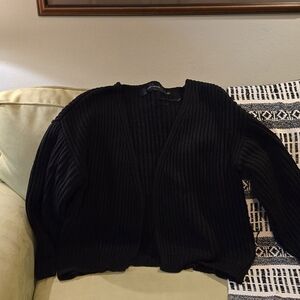 Black Chunky Cardigan